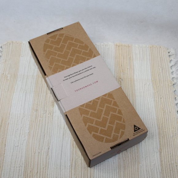 HOMAGE BOOT WRAPS NEW IN BOX NEON YELLOW SZ 8 WOMENS/UNISEX ONE PAIR - Picture 4 of 8